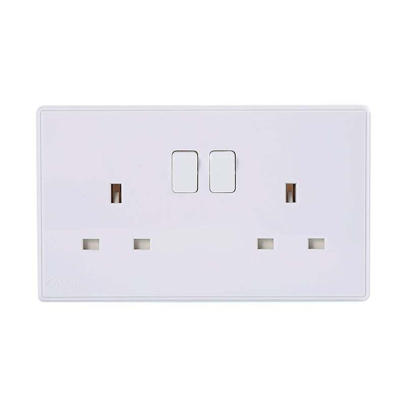 A10 double switch double 13A party socket