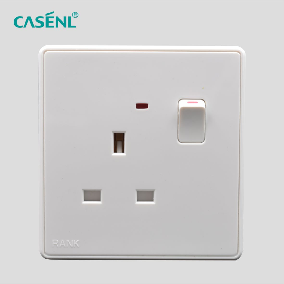 13A BS switch socket with lamp