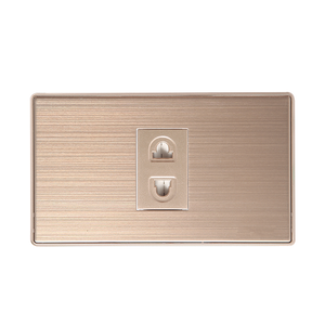 F6 golden stainless steel one panel